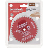 Freud D0436X Diablo 4-3/8-Inch 36 Tooth ATB Cordless Trim Saw Blade with 20-Millimeter Arbor and 3/8-Inch Reducer Bushing