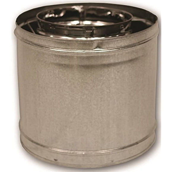 Comfort Flame 12-8DM Section Double Wall Wood Burning Pipe, 12-Inch