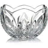 Square Crystal Bowl, Decorative 6 Inch Elegant Dish Great For Serving Dessert, Salad, Snack, And Fruit Ideal For Home, Office, Party, Wedding D�cor, Small Candy Dish.