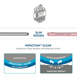 Speck Products Presidio Clear+ Glitter Cell Phone Case for Samsung Galaxy S8 - Rose Pink With Gold Glitter