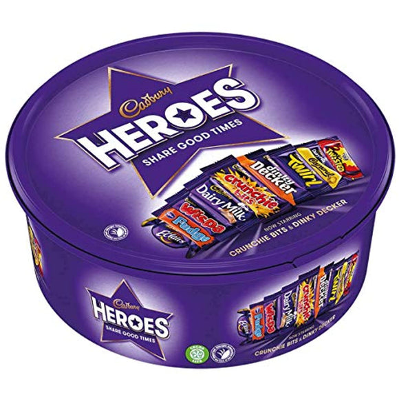Cadbury Heroes Chocolates Tub 600g by Cadbury