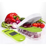 Onion Chopper Pro Vegetable Chopper Slicer Dicer Cutter - Strongest NO MORE TEARS 80% Heavier Duty Cheese & Veggie Chopper - Food Chopper Kitchen Cutter Dicer with 2 Blades