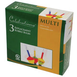 Celebrations Lighting C7 Replacement Bubble Light Bulbs 3-Pack (Multicolor Replacement)