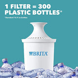 Brita Standard Water Filter, Standard Replacement Filters for Pitchers and Dispensers, BPA Free, 2 Count