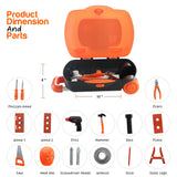 Play Brainy 25-Piece Tool Playset Transforms Into a Suitcase |