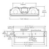 EATON Lighting WN432R 4' 4 Lamp T8 Residential Wrap