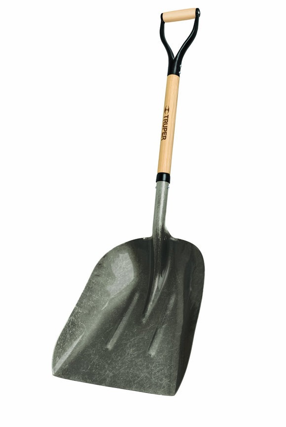 Truper 33115 Tru Pro Western Pattern Steel Scoop, D-Handle, 27-Inch