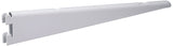 KNAPE & VOGT 182WH12.5 Designer 182 Heavy Duty Shelf Bracket, 12-1/2 in L X 1.93 in W 0.53 in T, Pack of 1, White