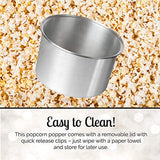 Whirley-Pop Popper Kit - Nylon Gears - Silver - 1 Real Theater All Inclusive Popping Kit