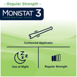 MONISTAT 3-Dose Yeast Infection Treatment, 3 Ovule Inserts & External Itch Cream