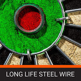 Franklin Sports Bristle Dart Board - Professional Steel Wire Dartboard - Regulation Sized 18" Inch Steel Tip Darts Board - Self Healing Sisal Dartboard for Adults