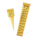 Taylor Precision Products 2715 2-in-1 Rain/Sprinkler Gauge, Yellow