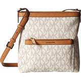 MICHAEL Michael Kors Morgan Medium Messenger PVC Logo Vanilla Messenger Bags