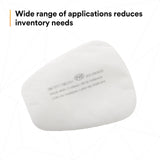 3M Respirator Filter Replacement 5P71-6, 6/Pack, P95, Must Be Used with 3M 5000 Respirators or 3M Cartridges 6000 Series