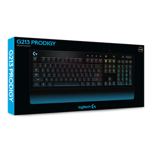 Logitech G213 Gaming Keyboard with Dedicated Media Controls, 16.8 Million