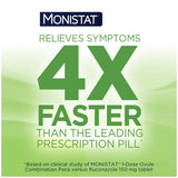MONISTAT 3-Dose Yeast Infection Treatment, 3 Ovule Inserts & External Itch Cream