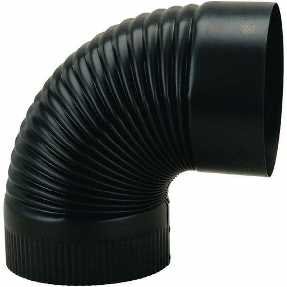 Imperial Mfg Group BM0347 Black Crimped Elbow
