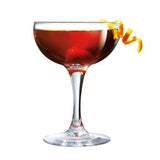 Modern Coupe Cocktail Glasses [Set of 4, 5.5oz] Fancy Martini Glass Set, Crystal Glassware Sets for Drinking Champagne, Margarita, Cocktails, Stemmed Drinkware, Classy Collection for Part or Wedding