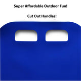 Flexible Flyer 611 Flying Carpet Lightweight Roll Up Snow Sled Portable Rolling Snow Slider, Blue