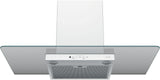 Cafe 36" Matte White Glass Canopy Chimney Wall Hood