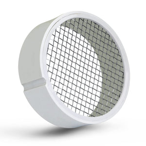 PVC Termination Cap Mesh Screen Vent Cover, Furnace & Roof Vent Cap, Stainless Steel Wire Round Exhaust Pipe Cover End 3" Inner & 3.5" Outer Diameter