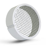 PVC Termination Cap Mesh Screen Vent Cover, Furnace & Roof Vent Cap, Stainless Steel Wire Round Exhaust Pipe Cover End 3" Inner & 3.5" Outer Diameter