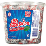 Bobs Sweet Stripes Soft Peppermint Candy, 165 Count, 28.4 Ounce Jar