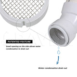PVC Termination Cap Mesh Screen Vent Cover, Furnace & Roof Vent Cap, Stainless Steel Wire Round Exhaust Pipe Cover End 3" Inner & 3.5" Outer Diameter