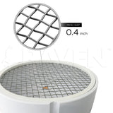 PVC Termination Cap Mesh Screen Vent Cover, Furnace & Roof Vent Cap, Stainless Steel Wire Round Exhaust Pipe Cover End 3" Inner & 3.5" Outer Diameter