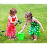 Vremi Heavy Duty Metal Garden Hose Nozzle - 10 Pattern High Pressure Thumb Control Jet Shower Sprayer for Gardening Watering Car Washing - No Squeeze Handle Power Washer Attachment Long Water Spray