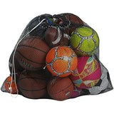 Mesh Equipment Bag, Black - 32” x 36” - Adjustable, sliding drawstring cord closure. Perfect mesh bag for parent or coach, making it easy to transport and keeping your sporting gear organized.