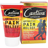 Castiva Arthritis Pain Relief with Capsaicin, 4oz. Deep Penetrating Castor Oil Base