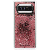 Case-Mate Note 8 Case - WATERFALL - Rose Gold - Cascading Liquid Glitter - Military Drop Protection - Protective Design for Samsung Galaxy Note 8 - Rose Gold