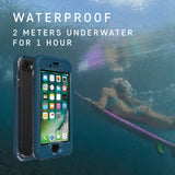 LifeProof NÜÜD SERIES Waterproof Case for iPhone SE (3rd and 2nd gen) and iPhone 8/7 - Retail Packaging - MERMAID (SOFT MINT/TALISIDE TEAL/CLEAR)