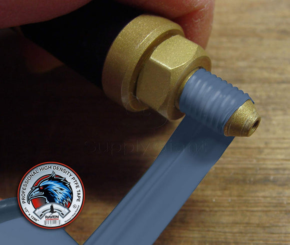 Supply Giant UUD1296H PTFE Thread Seal Tape for Plumbers, Gray 1/2 Inch x 1296 Inch, 1/2 inch