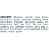 Schmidt's Activated Charcoal Sensitive Skin Here + Now Natural Deodorant, 2.65