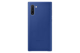 Samsung Galaxy Note10 Case, Leather Back Protective Cover - Blue (US Version with Warranty) (EF-VN970LLEGUS)