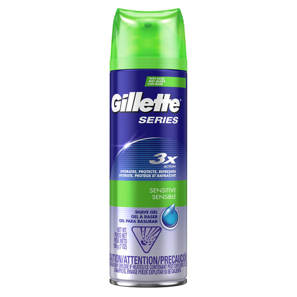 Gillette Series Shaving Gel Sensitive Skin 7 oz