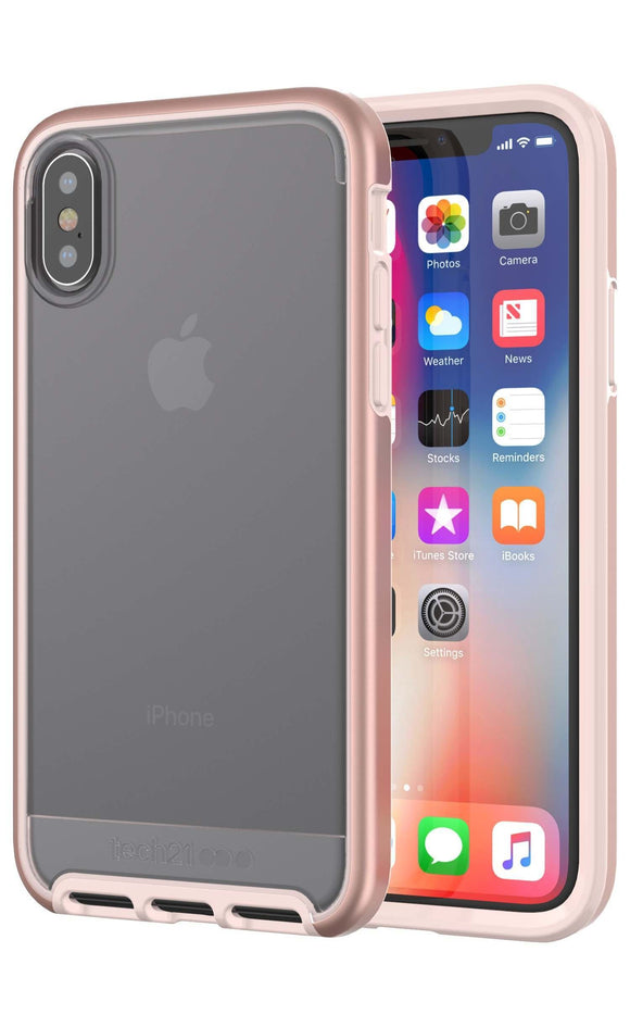 tech21 Evo Elite Phone Case for iPhone X and XS - Rose Gold