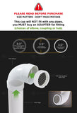 PVC Termination Cap Mesh Screen Vent Cover, Furnace & Roof Vent Cap, Stainless Steel Wire Round Exhaust Pipe Cover End 3" Inner & 3.5" Outer Diameter