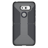 Speck Presidio Grip Case for LG V30 Presidio Grip (fits Sprint LG V30+), Graphite Grey/Charcoal Grey