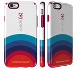 Speck Products CandyShell Inked Jonathan Adler Cell Phone Case for iPhone 6/6S - Retail Packaging - Sunrise/Lipstick Glossy