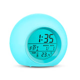 Kids Alarm Clock Wake Up Easy Setting Digital Clock for Boys Girls, 7 Colors Changing LED Light Large Display Time/Date/Temp/Alarm with Snooze, Bedside Clock, Night Light Clock - Best Gift for Kids