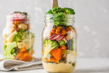 32oz Glass Mason Jars with lids Set of 12 - Airtight Band + Marker & Labels - Canning Jars with Lids, Ideal for candle jars, Spice Jars, Wedding Favors, Meal Prep, Jelly, Great gift.