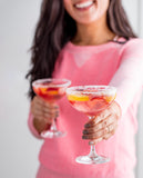 Modern Coupe Cocktail Glasses [Set of 4, 5.5oz] Fancy Martini Glass Set, Crystal Glassware Sets for Drinking Champagne, Margarita, Cocktails, Stemmed Drinkware, Classy Collection for Part or Wedding
