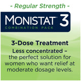 MONISTAT 3-Dose Yeast Infection Treatment, 3 Ovule Inserts & External Itch Cream
