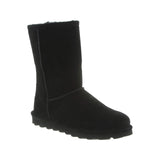 BEARPAW Women's Elle Short Black Size 8 | Women's Boot Classic Suede | Women's Slip On Boot | Comfortable Winter Boot