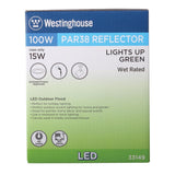Westinghouse Lighting 3314900 100-Watt Equivalent PAR38 Flood Green Outdoor Weatherproof LED Light Bulb with Medium Base, Single Green 33149