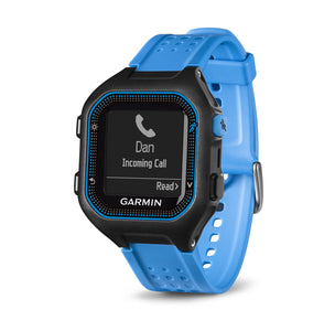 Garmin Forerunner 25 Bundle with Heart Rate Monitor (Large) - Black and Blue