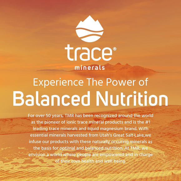 Trace Minerals – Power Pak | Sugar Free Electrolyte Powder Packets with Vitamin